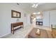 Inviting living room featuring tile floors, neutral walls, and elegant accents that create a cozy atmosphere at 5031 Lucine Rd, Venice, FL 34293