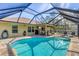 Refreshing pool and screened lanai, perfect for outdoor relaxation and entertaining at 8205 Chico St, Port Charlotte, FL 33981