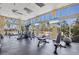 Bright fitness center features large windows and state of the art equipment at 8403 Placida Rd # 401, Placida, FL 33946