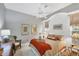 Cozy bedroom with natural light and decor at 15 Boca Royale Blvd, Englewood, FL 34223