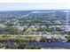 Community aerial with water access and canal views at 15081 Aldama Cir, Port Charlotte, FL 33981