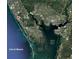 Aerial view of a coastal community with access to waterways, showing a desirable location near the Gulf of Mexico at 1910 Greenlawn Dr, Englewood, FL 34223