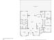 Detailed floor plan of the home, showcasing the layout and dimensions at 23 Fairway Rd, Rotonda West, FL 33947