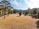 Wide open field with mature trees in the distance, surrounding a single-story ranch-style house at 9094 Preston Rd, Brooksville, FL 34601