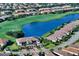 Aerial view of community and golf course at 13837 Messina Loop # 204, Bradenton, FL 34211