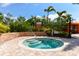 Community hot tub with surrounding landscaping at 13837 Messina Loop # 204, Bradenton, FL 34211