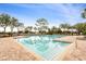 Community pool with lounge chairs and a clear view at 813 Old Windsor Way, Spring Hill, FL 34609