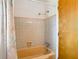 Bathroom with shower and tub at 8701 Gulf Blvd, St Pete Beach, FL 33706