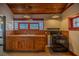 Charming kitchen featuring wood cabinets and a gas stove at 11317 Salina St, Brooksville, FL 34614