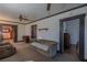 Spacious living room featuring hardwood floors and vintage furniture at 11317 Salina St, Brooksville, FL 34614