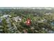 Wide aerial view of the property and neighborhood at 1212 59Th S St, Gulfport, FL 33707