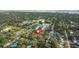 Aerial view of property and surrounding area at 1212 59Th S St, Gulfport, FL 33707