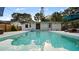 Relaxing rectangular pool in the backyard at 1212 59Th S St, Gulfport, FL 33707