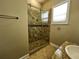 Large walk-in shower with tile surround at 13737 Victor Ave, Hudson, FL 34667