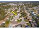 Aerial view showing home's location in a residential neighborhood near the coast at 8280 140Th St, Seminole, FL 33776