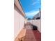 Long side yard with brick patio and hot tub at 8280 140Th St, Seminole, FL 33776