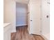 Modern bathroom with walk-in shower and large closet at 8126 Chesebro Ave, North Port, FL 34287