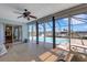 Spacious screened patio overlooking pool at 1965 Neptune Dr, Englewood, FL 34223