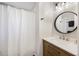 Simple bathroom with a single vanity and shower at 1413 Sandalwood Dr, Plant City, FL 33563