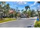 Gated community entrance with flag and signage for residents at 3507 Autumn Glen Dr, Valrico, FL 33596