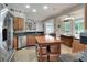 Updated kitchen with island and stainless steel appliances at 3507 Autumn Glen Dr, Valrico, FL 33596
