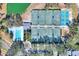 Aerial view of community tennis and pickleball courts at 3507 Autumn Glen Dr, Valrico, FL 33596