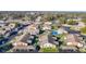 Aerial view of community with numerous homes at 4531 Blossom Blvd # 4531, Zephyrhills, FL 33542