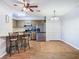 Updated kitchen features stainless steel appliances and wood cabinetry at 4531 Blossom Blvd # 4531, Zephyrhills, FL 33542