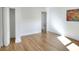 Bright bedroom with wood-look floors and ample closet space at 1106 Powell St, Plant City, FL 33563