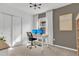 Bright home office with built-in shelving and large window at 3510 N Maryland Ave, Plant City, FL 33565