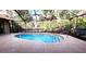 Inviting kidney-shaped pool with screened enclosure at 3633 Nettle Creek Ct, Holiday, FL 34691