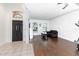 Living room featuring hardwood floors and ample natural light at 269 Fairmont Dr, Spring Hill, FL 34609