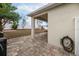 Covered patio offers a shaded area for relaxation at 269 Fairmont Dr, Spring Hill, FL 34609