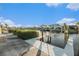 Private boat dock with lift, providing convenient access to the waterway at 5001 Marlin Dr, New Port Richey, FL 34652