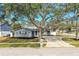 Two-story house with gray siding, mature tree, and a long driveway at 4101 Dellbrook Dr, Tampa, FL 33624