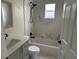 Bathroom with a bathtub, shower, and modern fixtures at 4710 Bloom Dr, Plant City, FL 33566