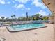 Community pool with ample deck space and seating at 250 Rosery Nw Rd # 260, Largo, FL 33770