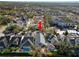 Aerial view of a house and its surroundings at 9713 Royce Dr, Tampa, FL 33626