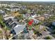 Aerial view of a house nestled in a residential neighborhood at 9713 Royce Dr, Tampa, FL 33626