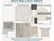 Parsyn's exterior and interior color scheme, including cabinets, countertops, flooring, wall tile, and trim at 6072 Ballast Dr, Wimauma, FL 33598