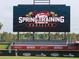 Braves Spring Training facility scoreboard and benches at 20625 Romagna Pl, Venice, FL 34293