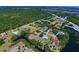 Scenic aerial view of the property, including a home and the surrounding landscape at 1061 Owl Dr, Englewood, FL 34223