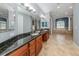 Elegant bathroom with double sinks and granite countertops at 5515 Reisterstown Rd, North Port, FL 34291