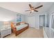 Guest bedroom with daybed and built-in shelving at 429 Wexford Cir # 75, Venice, FL 34293