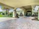 Elegant community entrance with arched walkway at 334 Melrose Ct, Venice, FL 34292