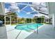 Refreshing screened pool with ample sunlight at 5888 Garfield Rd, Venice, FL 34293