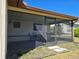 Screened porch with seating area, offering outdoor enjoyment at 1411 Strada D Argento, Venice, FL 34292