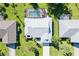 Bird's eye view of the property, showcasing its location and features at 9 Bunker Ln, Rotonda West, FL 33947