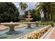Elegant tiered fountain in a community setting at 4522 Cancello Grande Ave, Venice, FL 34293
