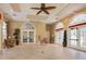 Spacious community clubhouse lobby with seating at 4522 Cancello Grande Ave, Venice, FL 34293
